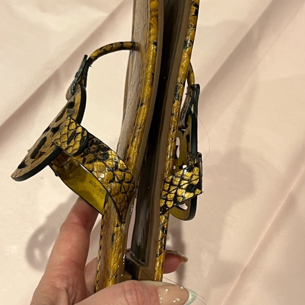 Tory Burch Miller Snake Print Sandals. Like new! - Picture 5 of 6